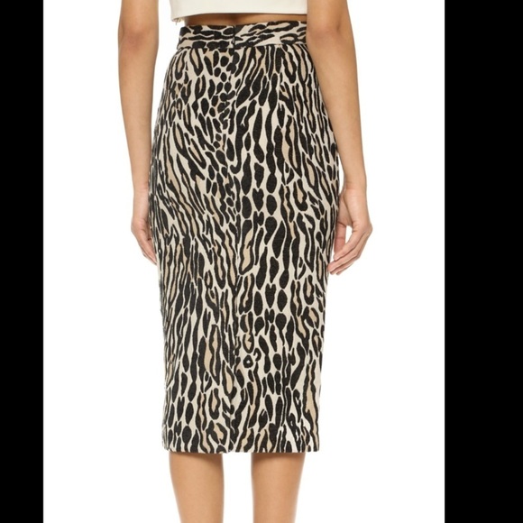by Malene Birger Leopard Pencil Skirt Size 38/Small - Picture 2 of 14